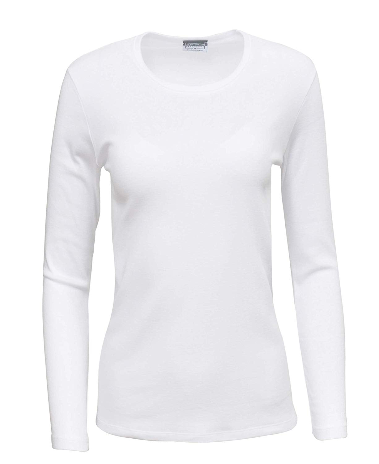 tittimitti BASIC COTTON Free Spirit Premium Quality 100% Brushed Cotton/Fleece Long Sleeved Made in Italy — detail close-up