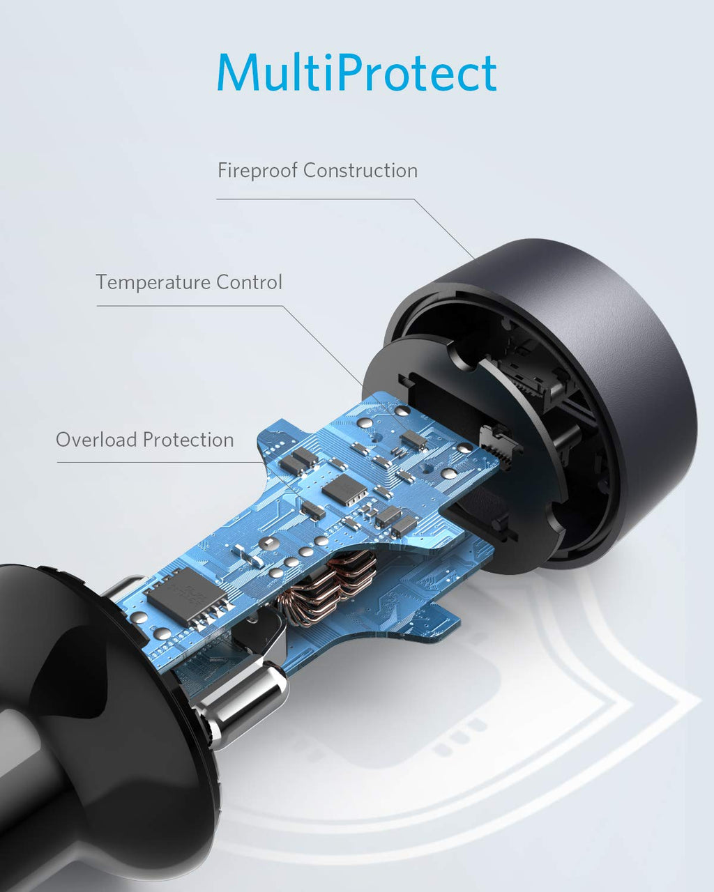 Anker <b>PowerDrive III</b> Duo USB-C Car Charger, view 4