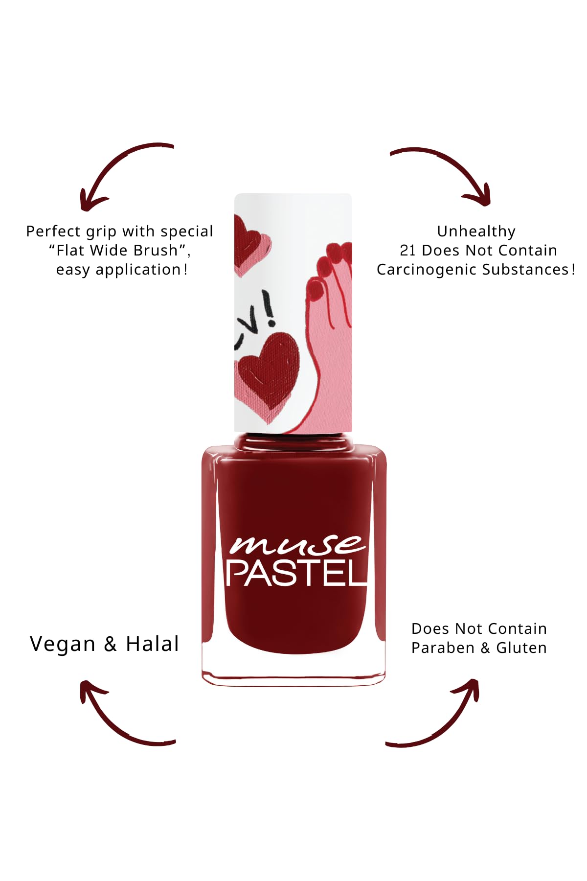 Pastel Nail Polish 33 - Stunning Colors | Cruelty-Free & Vegan