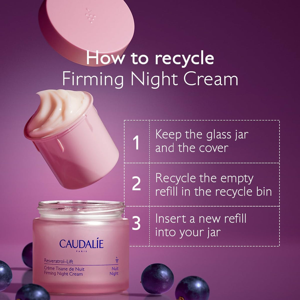 Caudalie Resveratrol Lift Firming Night Cream - Anti-Aging, Firming & Lifting Night Cream for Aging Skin