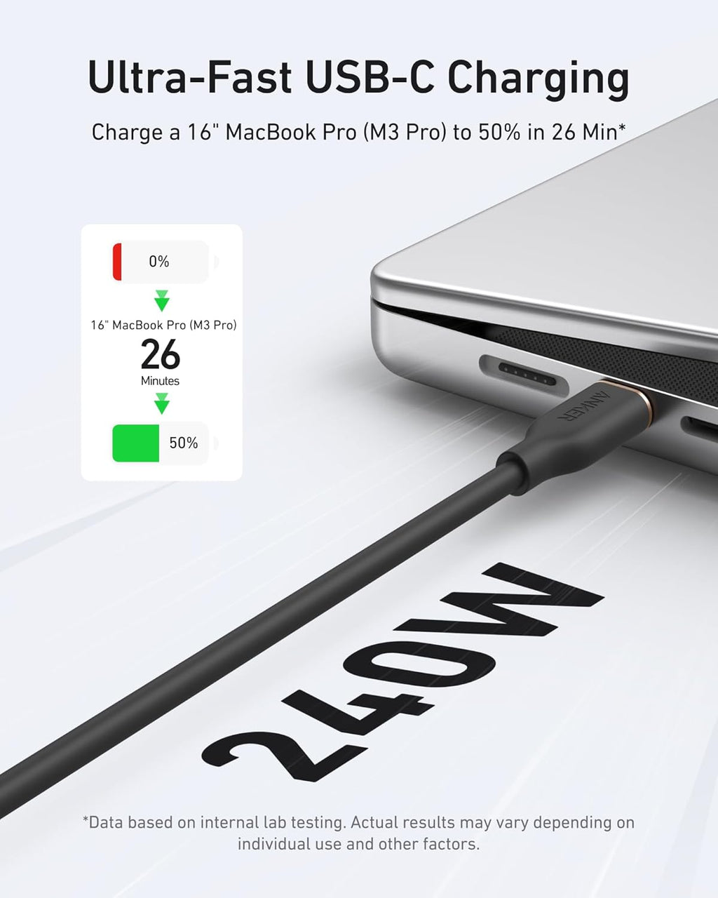 Anker <b>643</b> USB-C to USB-C Cable (Flow, Silicone), view 6