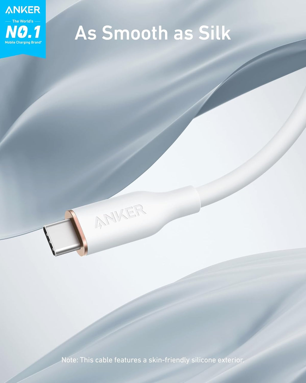 Anker <b>643</b> USB-C to USB-C Cable (Flow, Silicone), view 8