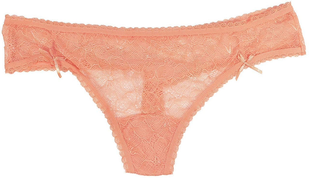 Love Libby Panties Lace Thong with Bows — main product shot