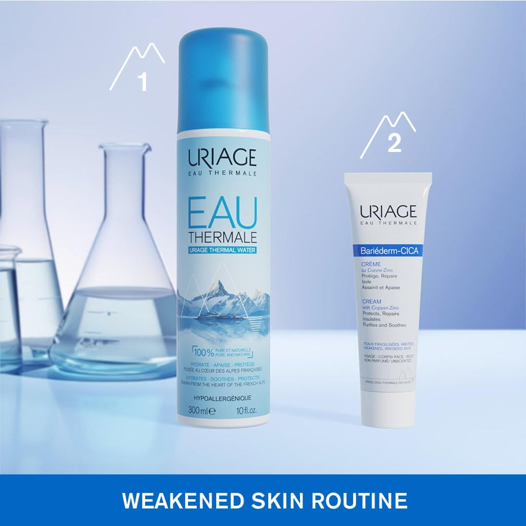 Uriage Bariederm Cica Cream - Soothing Moisturizing Cream for Sensitive Skin, Hypoallergenic & Fragrance-Free