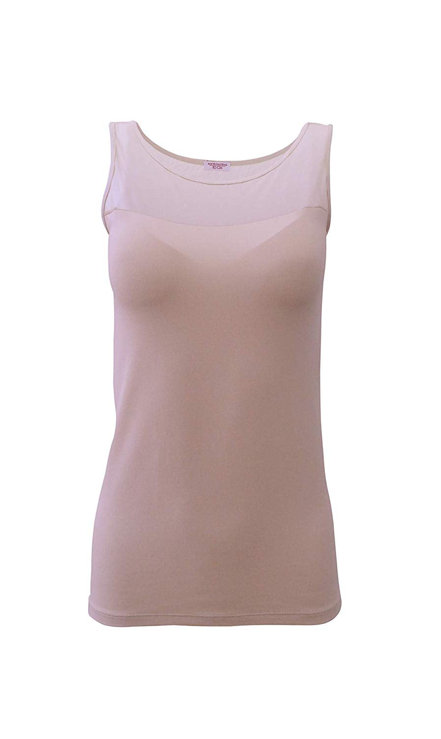tittimitti EGI Luxury Modal Women's Tulle Tank Top. Proudly Made in Italy. — lifestyle context