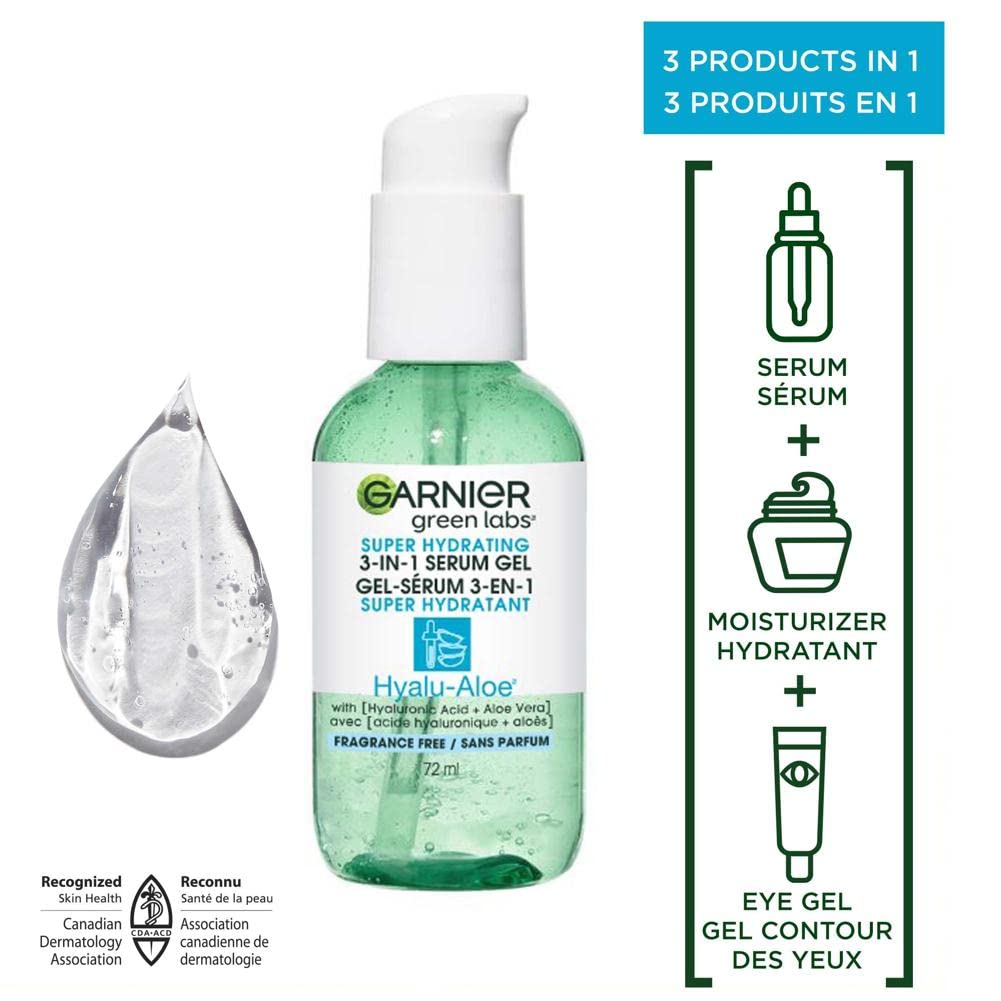 Garnier Skin Naturals Hyaluronik Aloe Süper Serum 30ml - Hydrating Face Serum with Hyaluronic Acid & Aloe Vera
