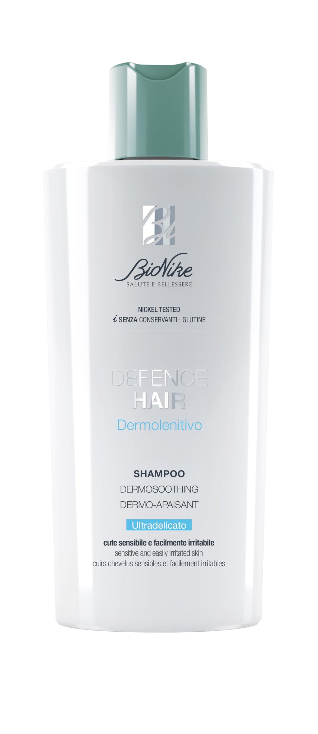 BioNike Defence Hair Dermosoothing Ultra-Gentle Shampoo for Sensitive Scalps - Gentle Hair Care, Daily Use, 6.76 fl oz