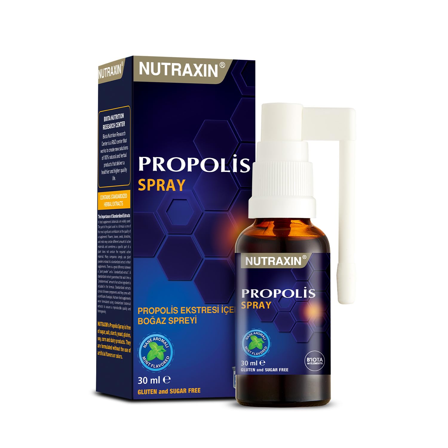 Nutraxin Propolis Spray 30ml - Natural Immune System Support Supplement