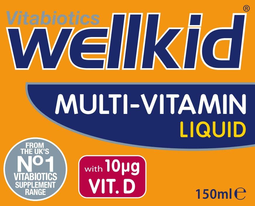 Vitabiotics Wellkid Immune Liquid 150ml Orange Flavored