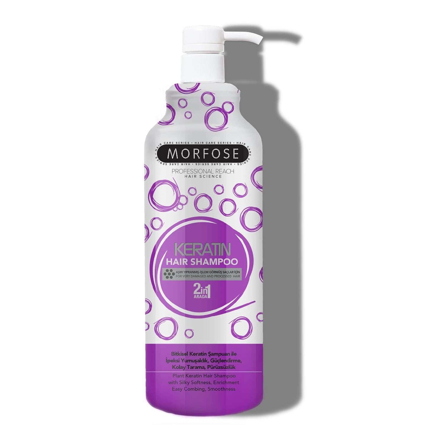 Morfose Keratin Shampoo 33oz - Strengthens and Repairs Hair | 1000 ml