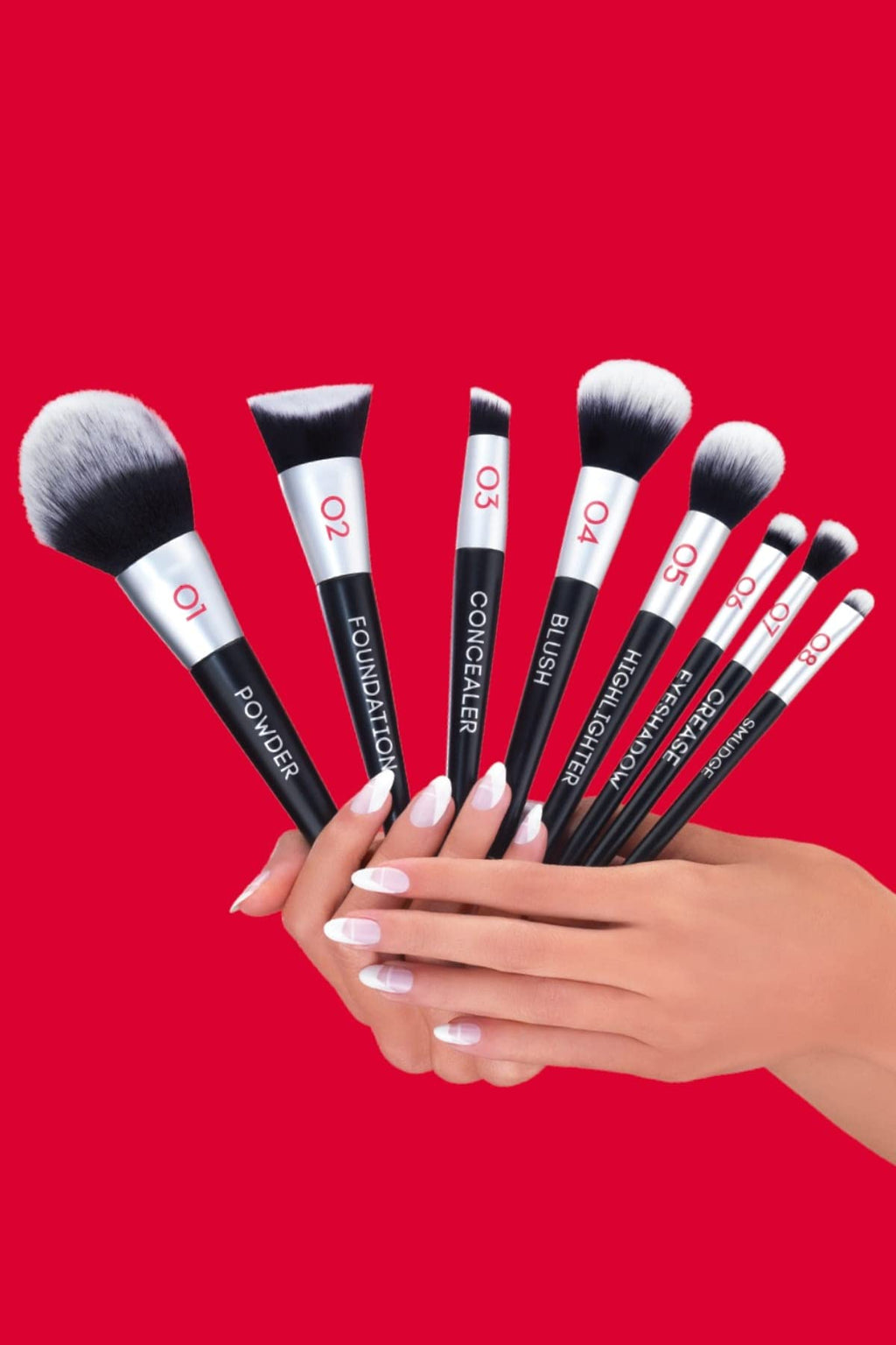 Pastel Profashion Concealer Brush for Precise Eye Makeup Application - Dense Bristle Structure, Special Cut for Easy Concealer Distribution