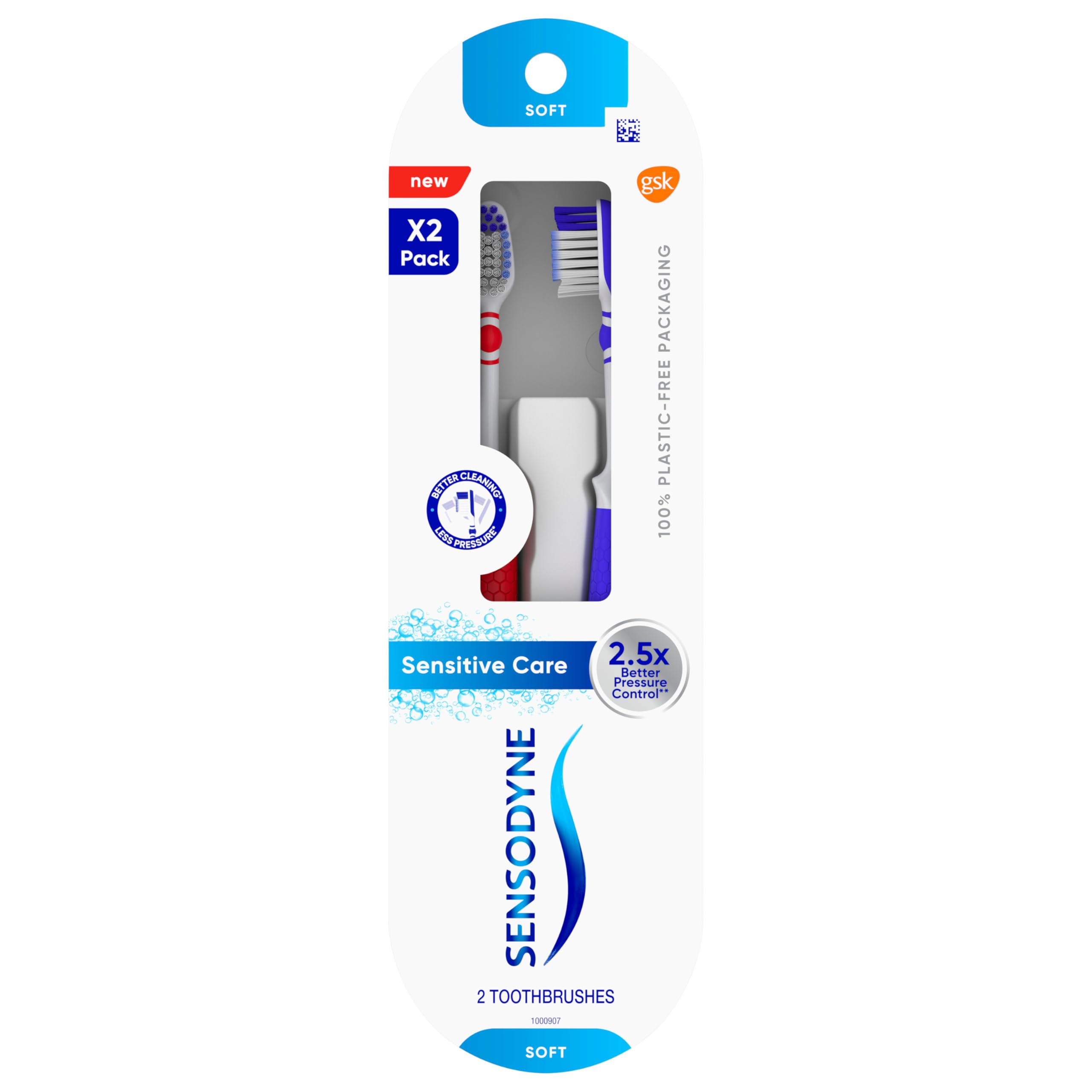 Sensodyne Soft Bristle Toothbrush for Sensitive Teeth - Gentle Oral Care Solution