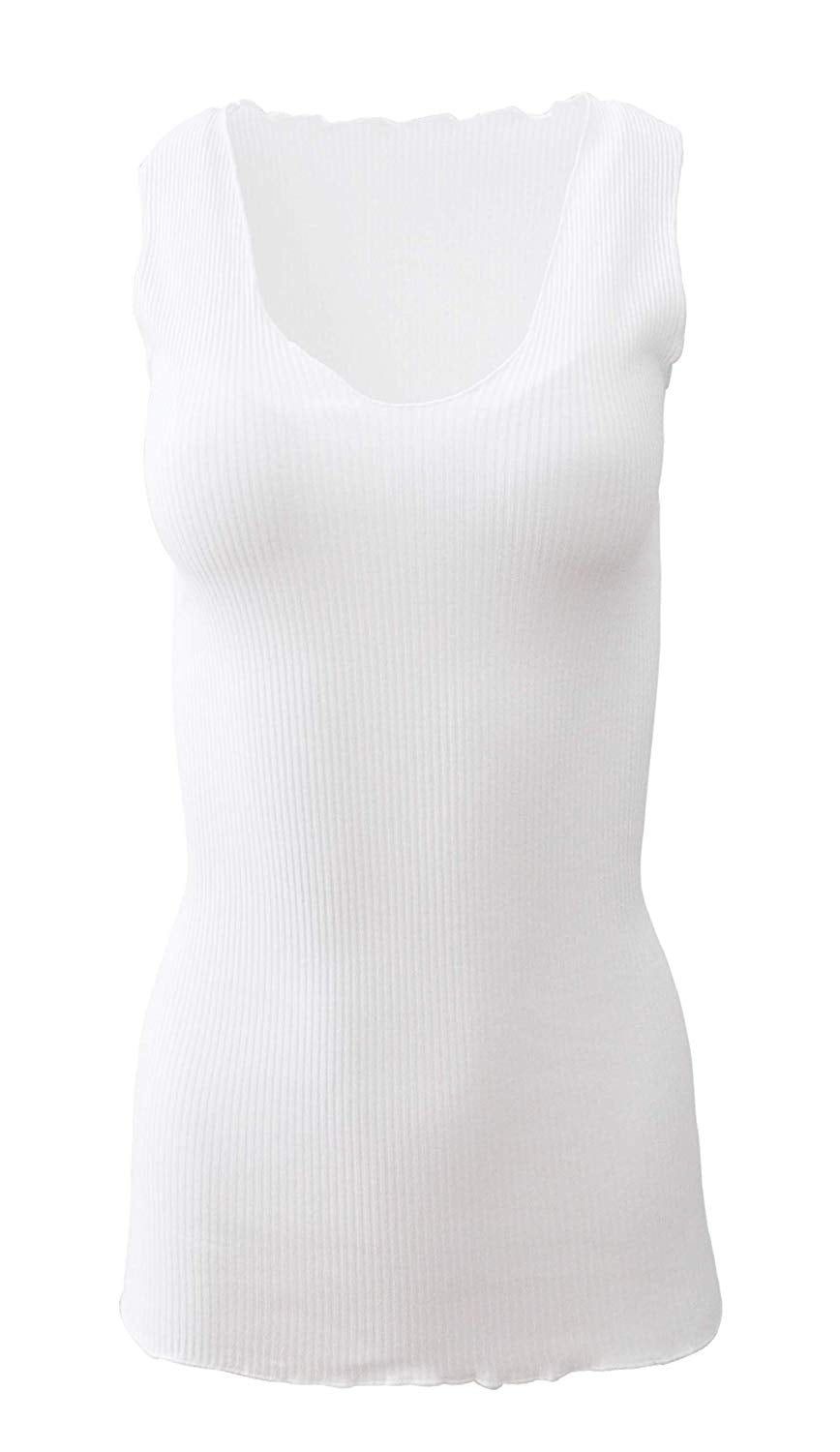 tittimitti BASIC COTTON Free Spirit Premium Quality 100% Cotton Women's Tank Top. Proudly Made in Italy. — comparison shot
