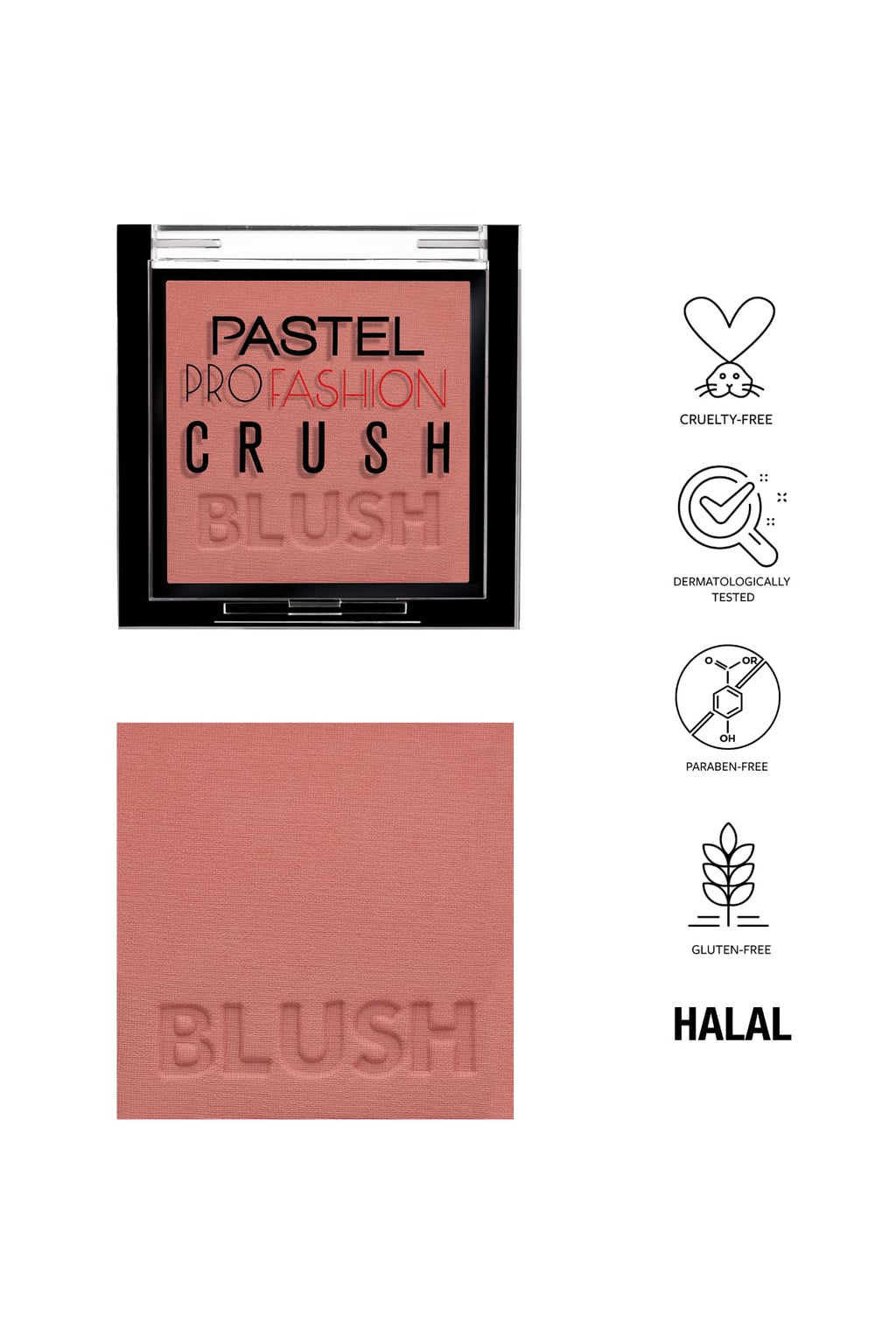 Pastel Profashion Crush Blush 303 - Soft & Natural Makeup Blush for Everyday Look