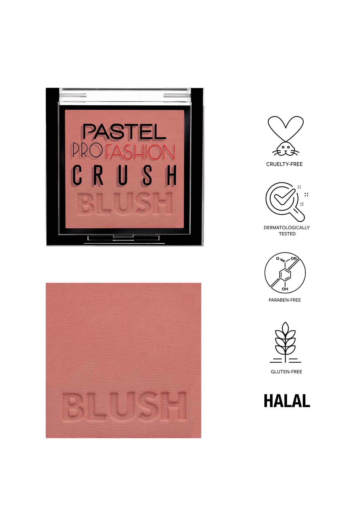 Pastel Profashion Crush Blush 303 - Soft & Natural Makeup Blush for Everyday Look