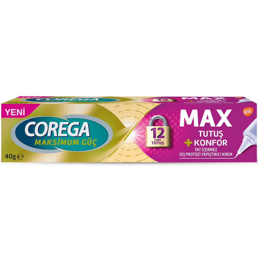 Corega MAX Denture Adhesive Cream - Comfort | 40g