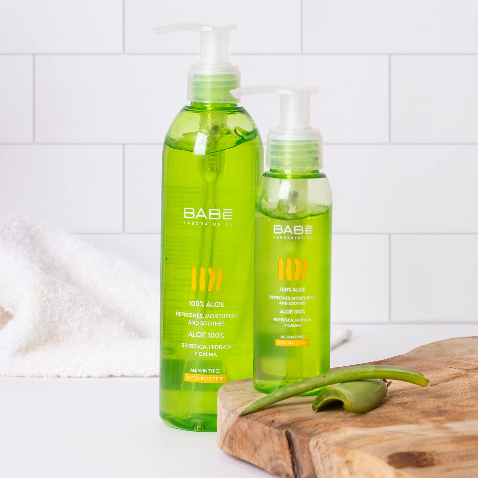 Babe Aloe Vera Gel for Sensitive Skin - Soothing Relief & Moisturizing After Sun Care