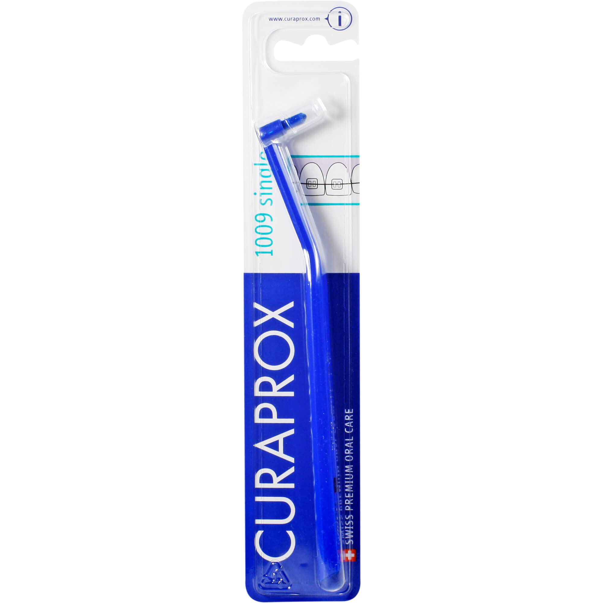 Curaprox CS 1009 Single Manual Toothbrush for Precise Oral Care - Individual Tooth Cleaning