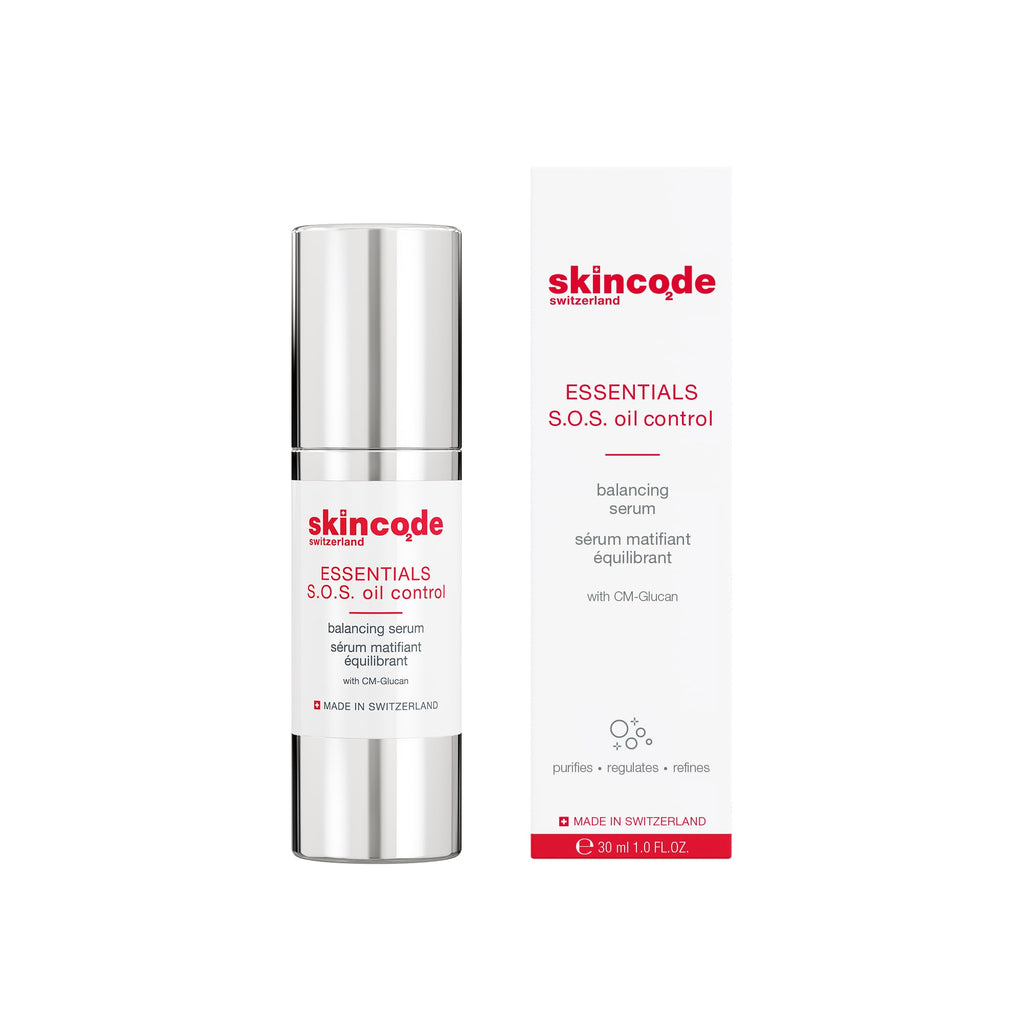 Skincode Oil Control Balancing Serum 30ml - Matte Finish Anti-oxidant Serum for Oily Skin