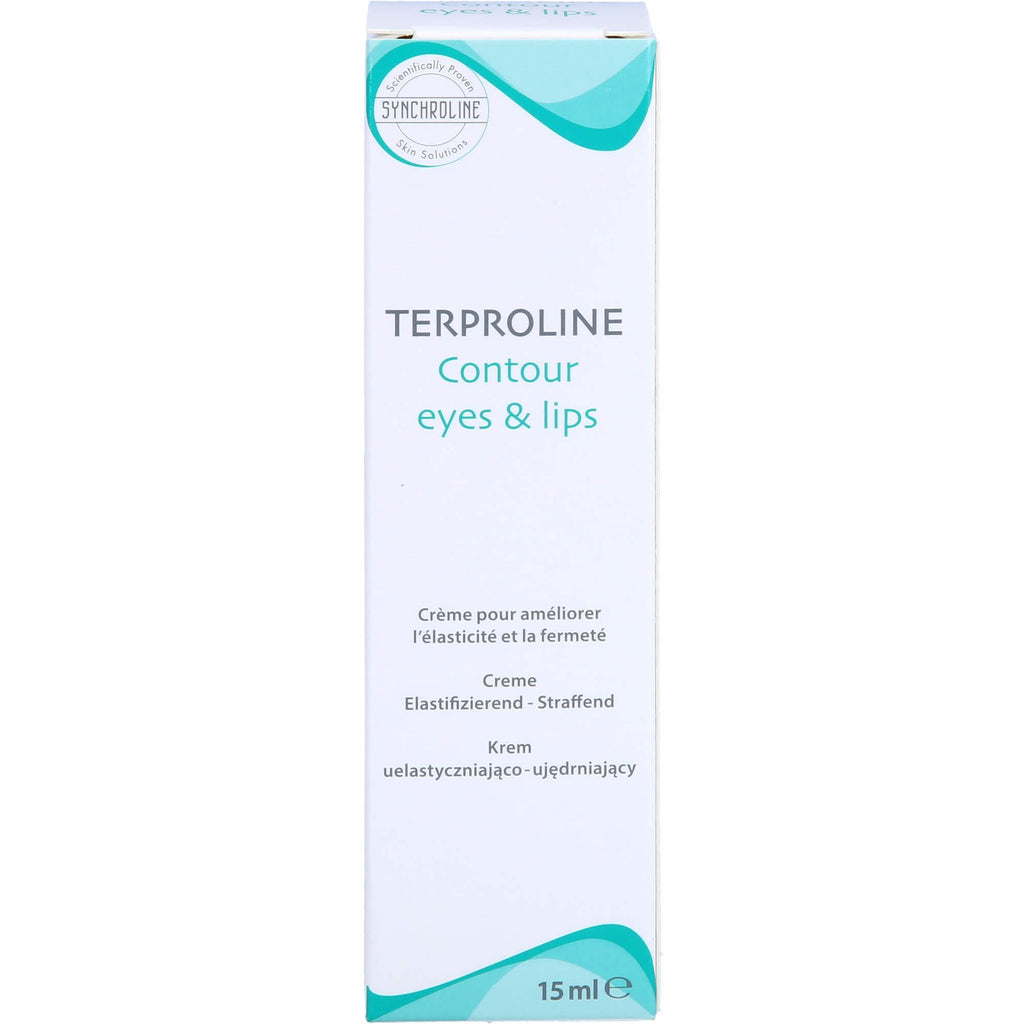 Synchroline Terproline Eye and Lip Care Cream 15ml - Anti-aging, Hydrating Cream for Sensitive Skin