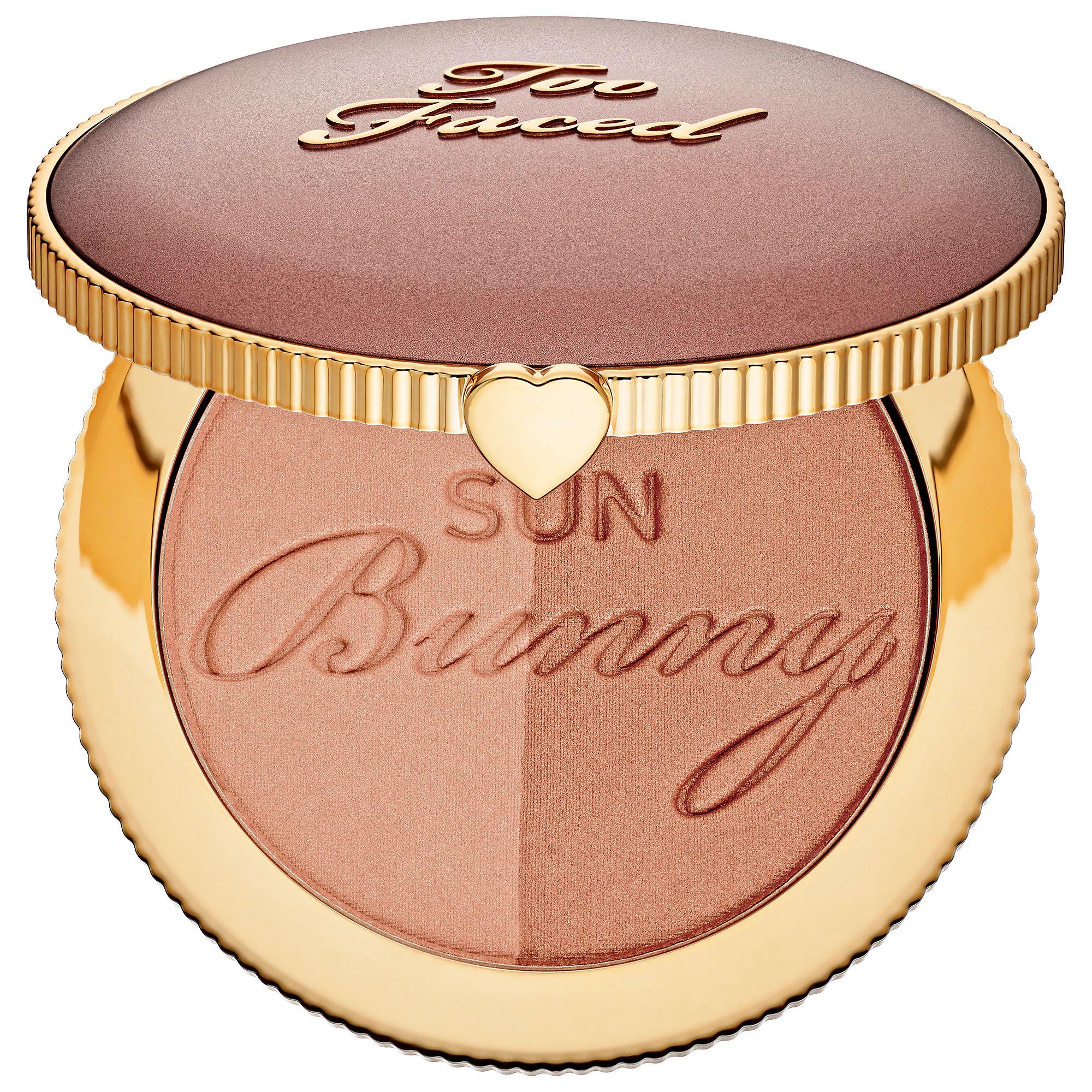 Too Faced Sun Bunny Natural Bronzer: Achieve Sun-Kissed Skin, Dual Shade, Pink Undertone, Paraben, Sulfate & Phthalate Free.
