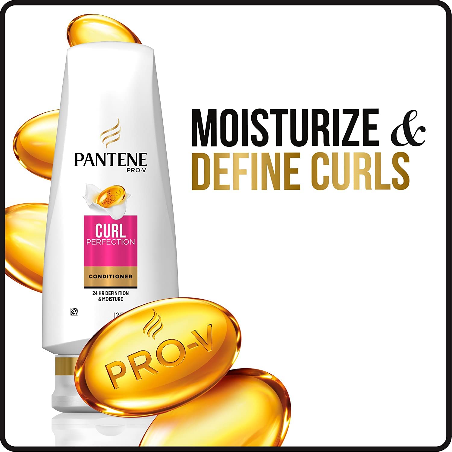 Pantene Frizz No More Curly Hair Conditioner 11 fl oz | Pro-V Miracles