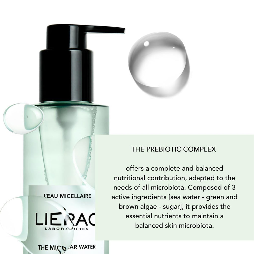 Lierac Micellar Water - Gentle, Natural Skincare for Sensitive Skin - 6.76 fl oz