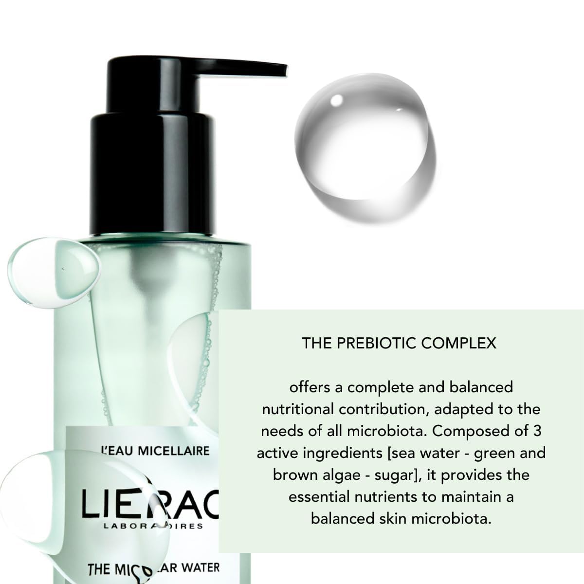 Lierac Micellar Water - Gentle, Natural Skincare for Sensitive Skin - 6.76 fl oz