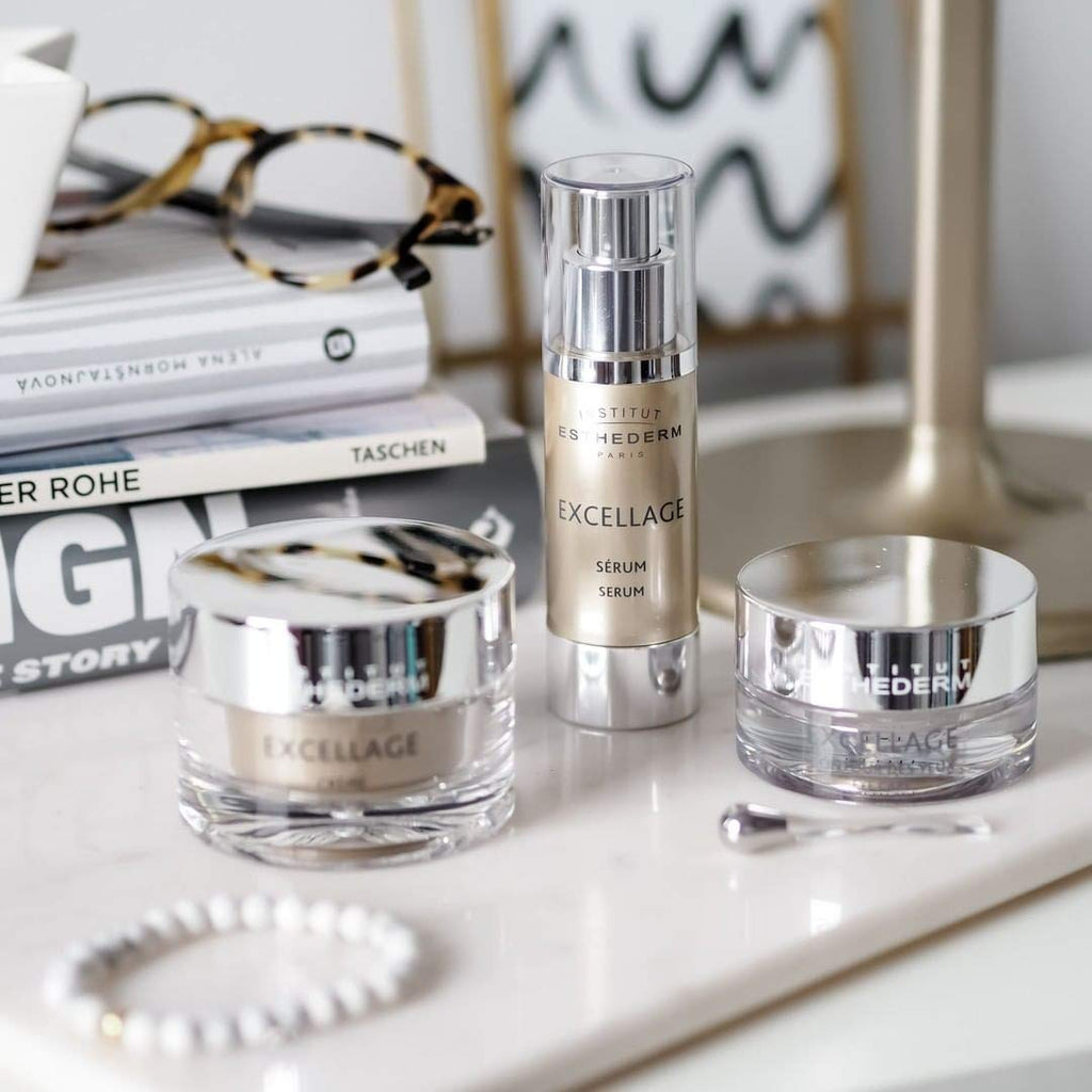 Institut Esthederm Excellage Anti-Aging Serum 30ml - Boosts Skin Elasticity & Firmness