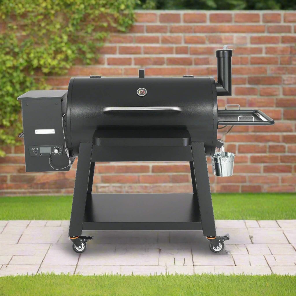 62-Inch Heavy-Duty Portable Wood Pellet BBQ Grill With Cart (SAK91308) – SAKSBY WHOLESALE