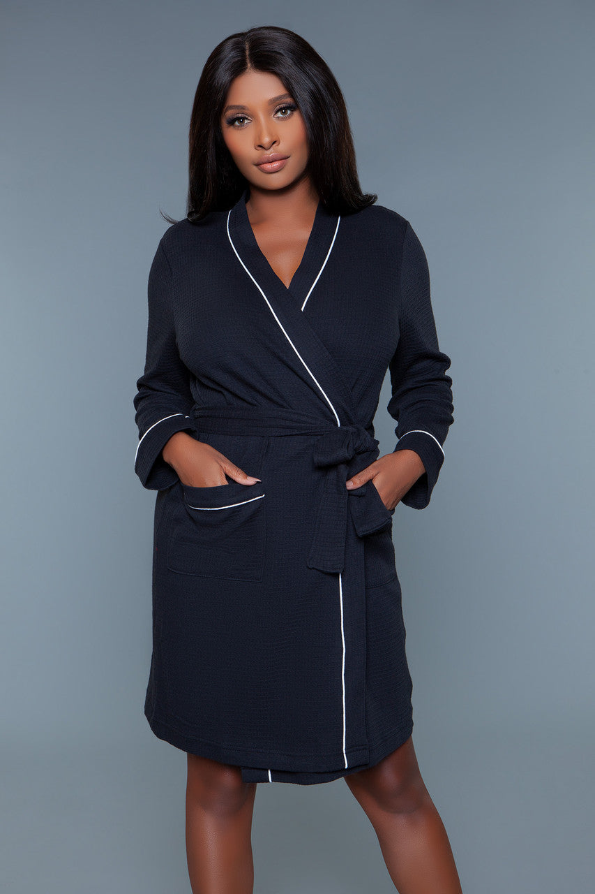 Love Spark Cove | Intimate Apparel, Pleasure Shop & Free Shipping 2258 Waffle Robe — main product shot
