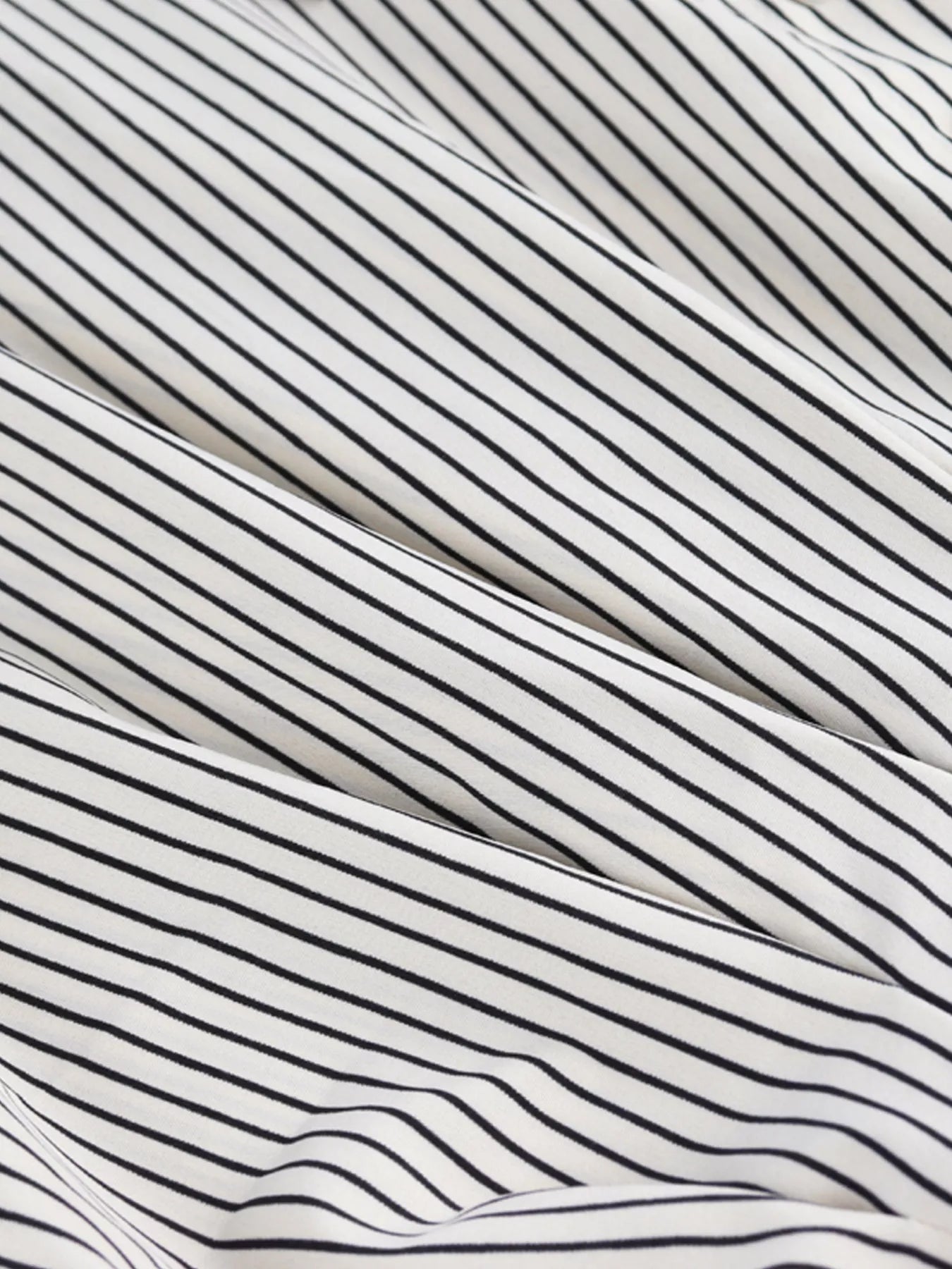 Striped Cinched Waist Shirt