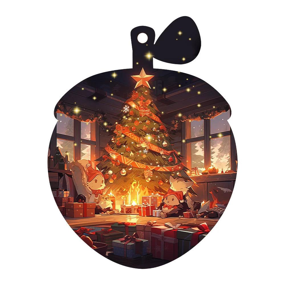 Mandotos Christmas Car Pendant Hanging Ornament for Car and Home Decoration Festive Holiday Decor