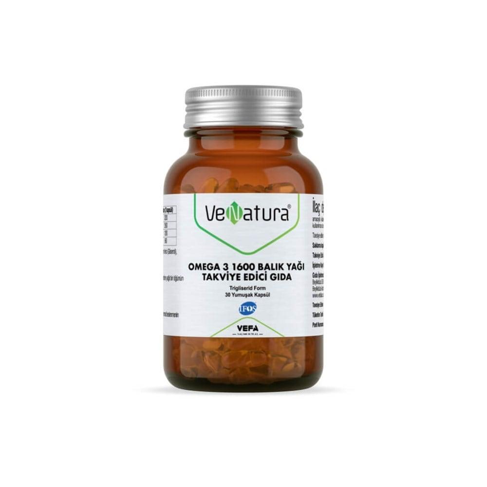 VeNatura Omega 3 1600 Fish Oil - 30 Capsules