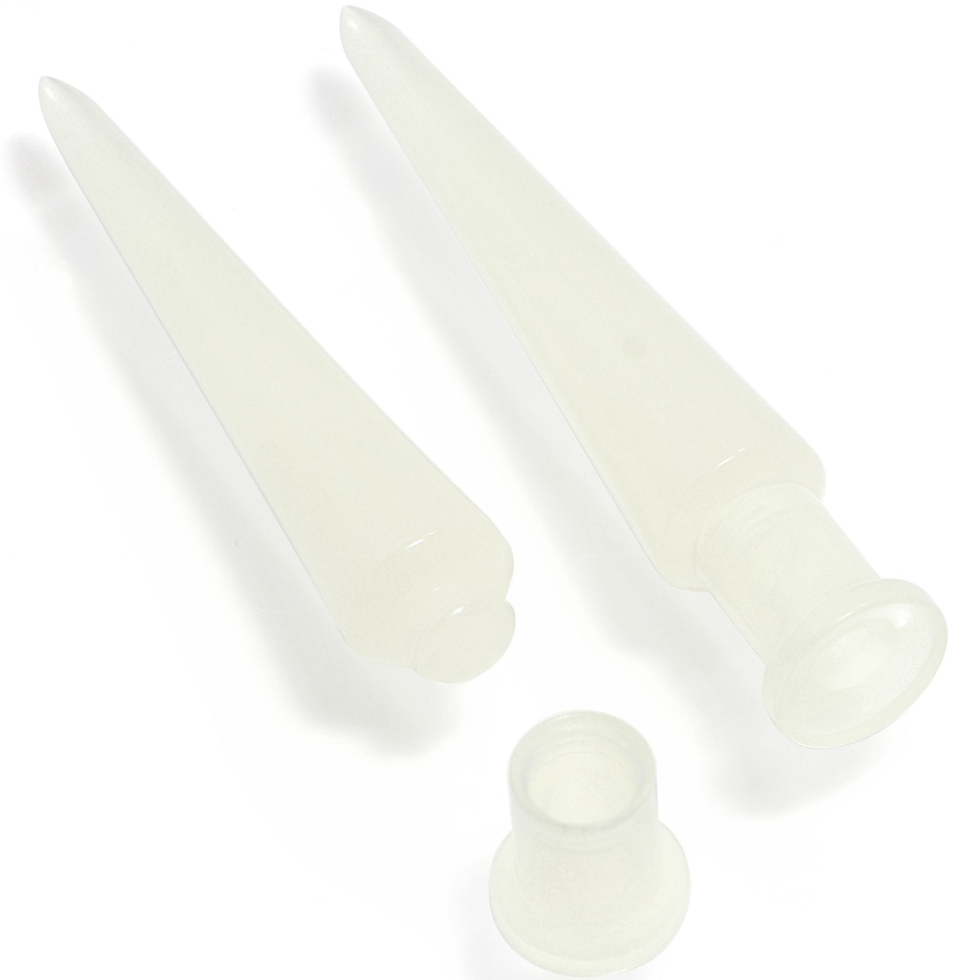 BodyCandy 2 in 1 Glow in Dark Interchangeable Screw Fit Plug and Taper Set — lifestyle context