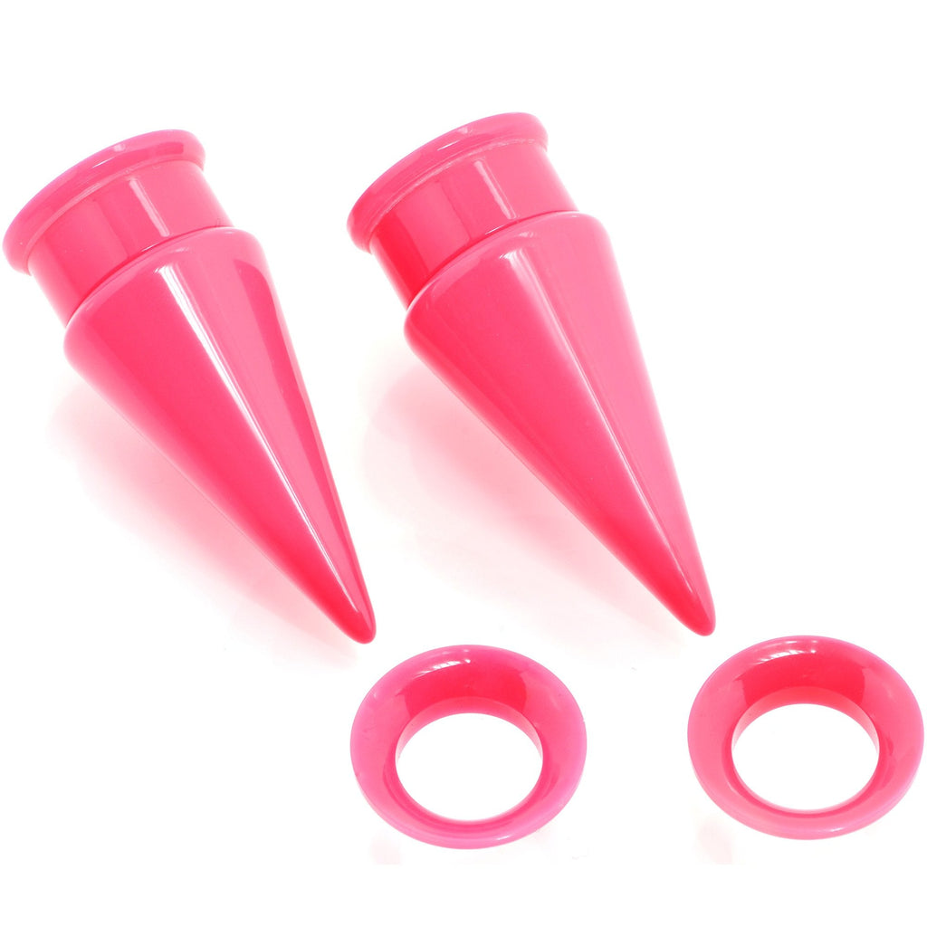 BodyCandy Pink 2 in 1 Interchangeable Screw Fit Plug and Taper Set — in-use photo