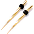 BodyCandy Gold Tone Anodized Titanium Micro Taper Straight Plug Set 14G to 8G — lifestyle context