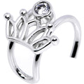 BodyCandy Clear Gem Crown of the Queen Ear Cuff — main product shot