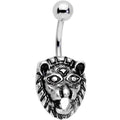 BodyCandy Woke Spiritual Lion Belly Ring — main product shot