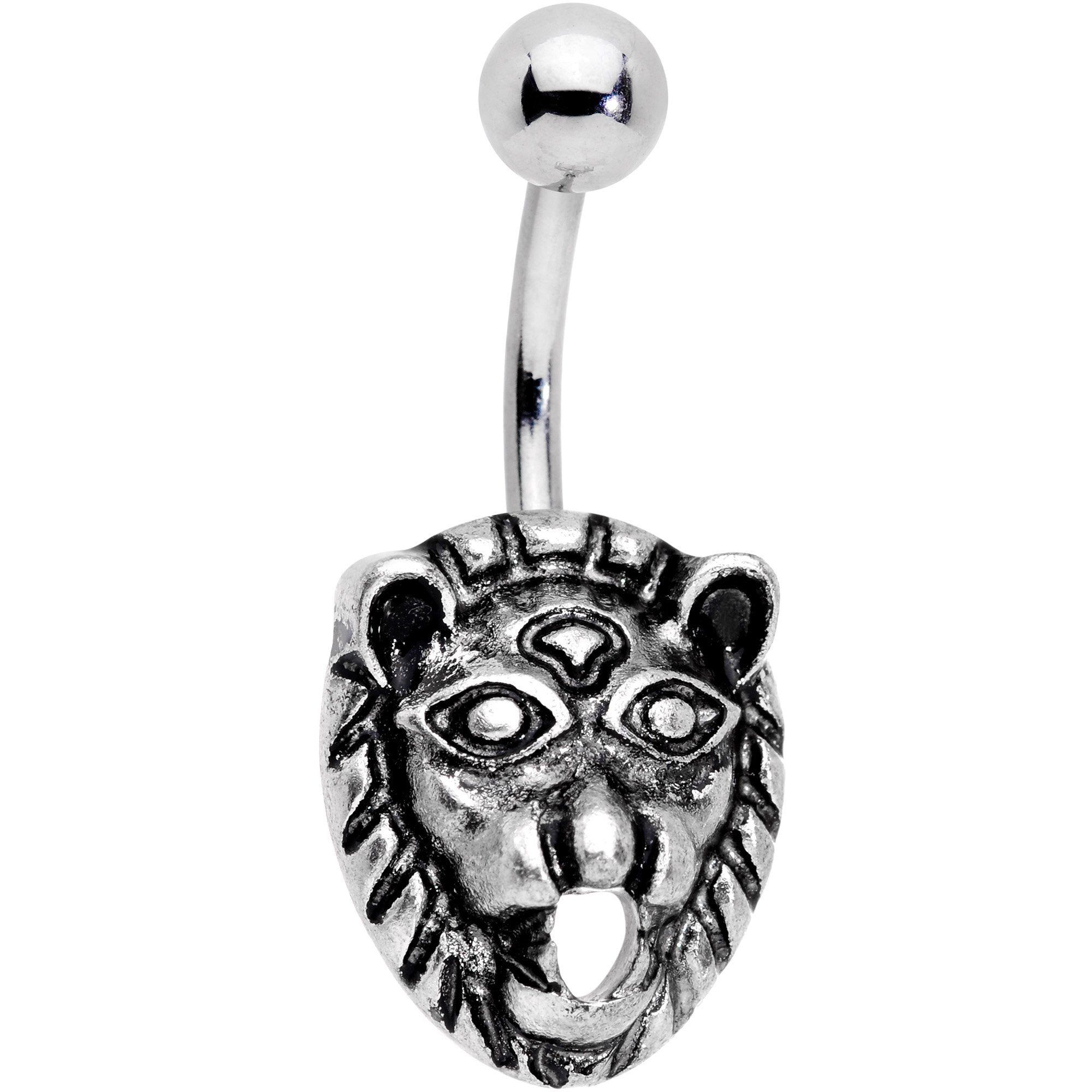BodyCandy Woke Spiritual Lion Belly Ring — main product shot