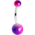 BodyCandy Purple Pink Pearlescent Acrylic Ball Belly Ring — main product shot