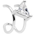 BodyCandy Clear CZ Gem Triangle Bling Non Pierced Ear Cuff — main product shot