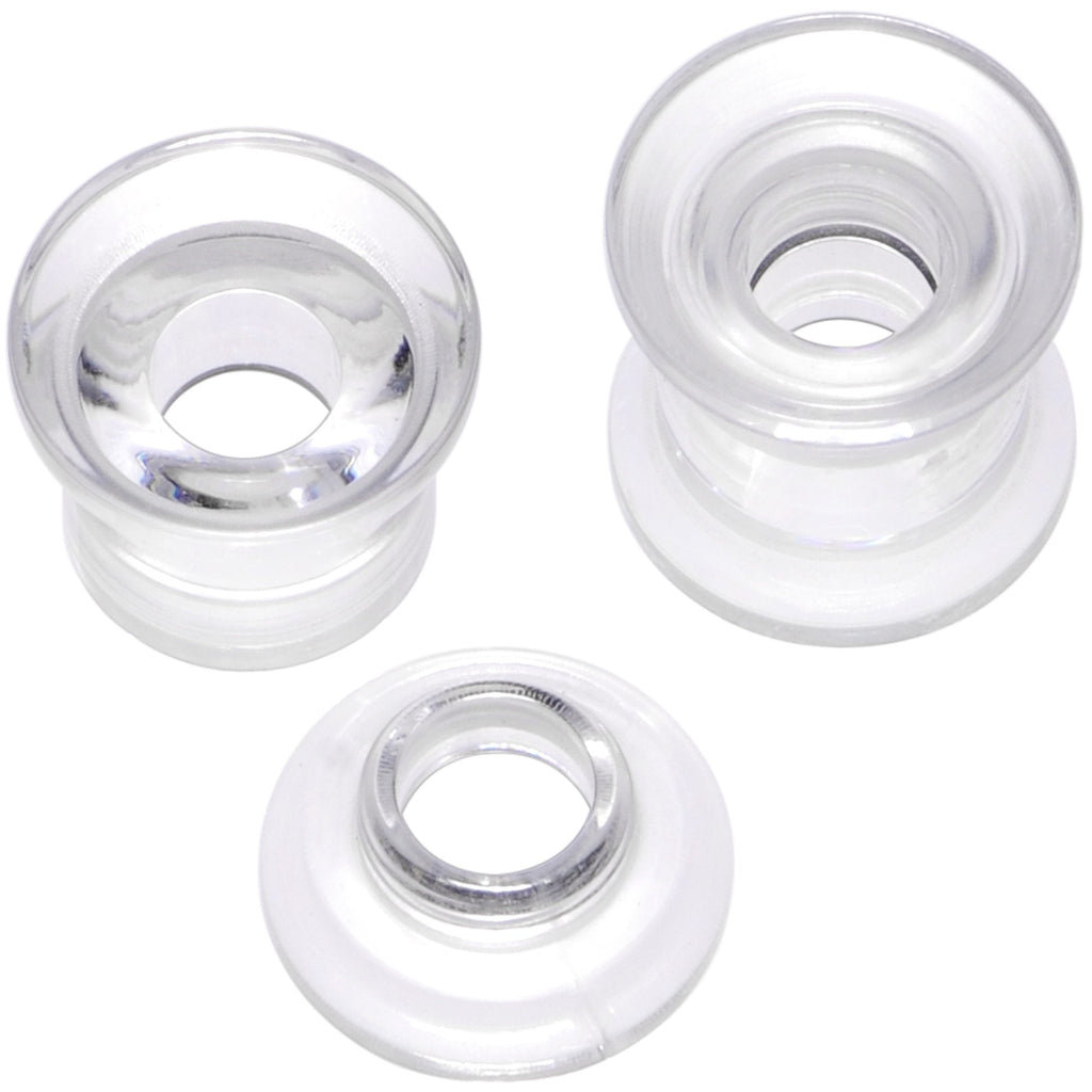 BodyCandy Clear 2 in 1 Interchangeable Screw Fit Plug and Taper Set — lifestyle context