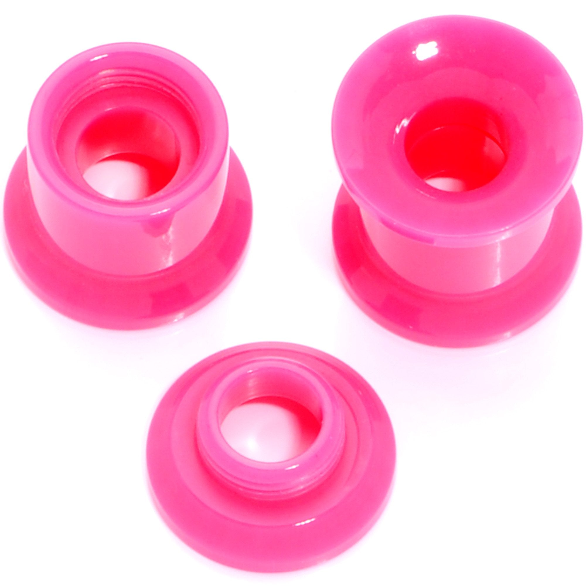 BodyCandy Hot Pink 2 in 1 Interchangeable Screw Fit Plug and Taper Set — lifestyle context