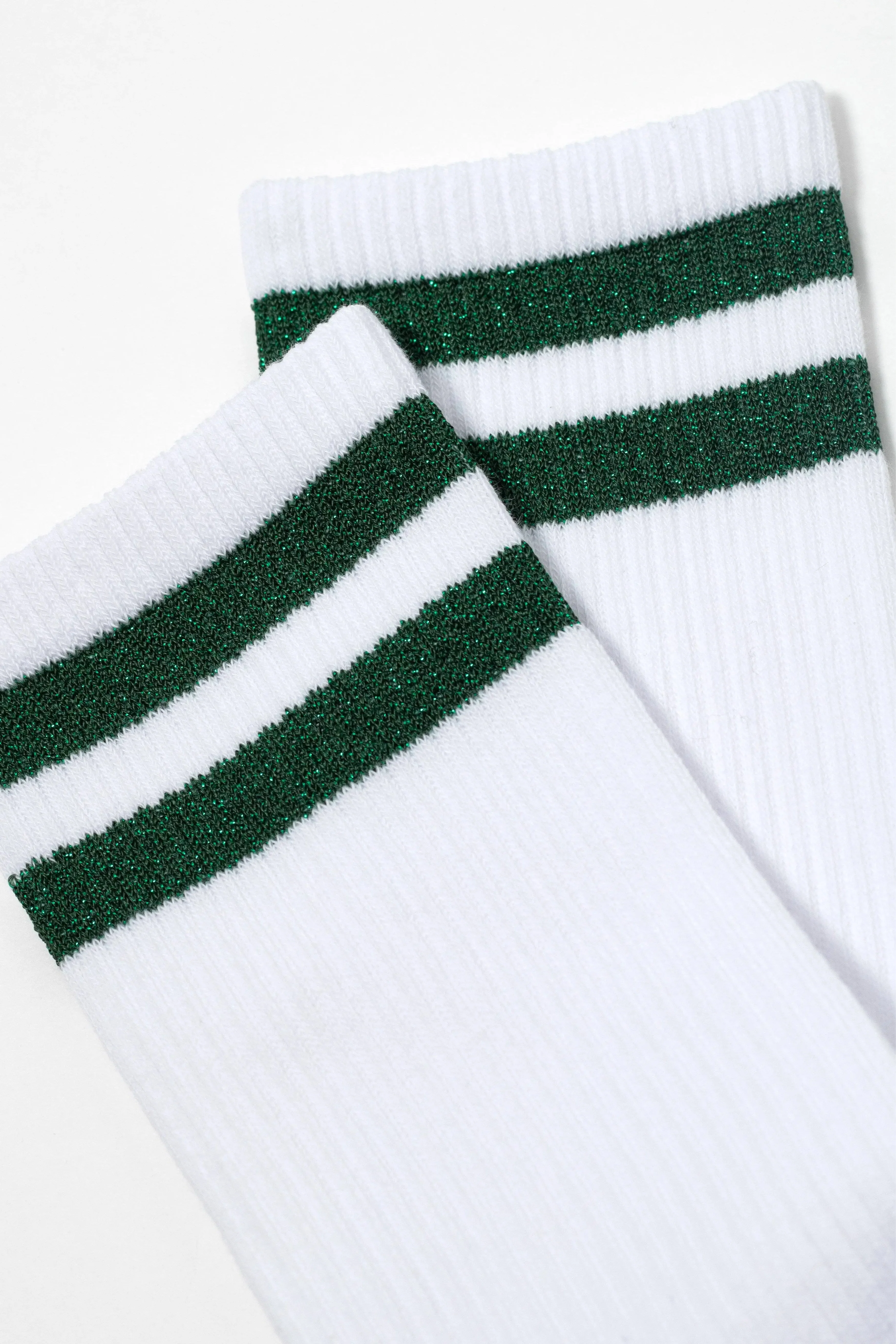 TheRanok.com Conte Cotton Long Socks Active 157 - Lurex Stripes — flat-lay composition