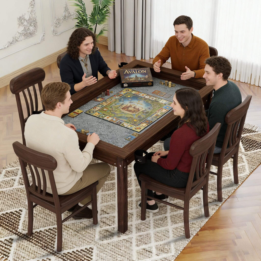 [63X40-Inch] Premium 2-In-1 Multifunctional Board Game Table For 4–6 Players (SAK84513) – SAKSBY WHOLESALE, view 6
