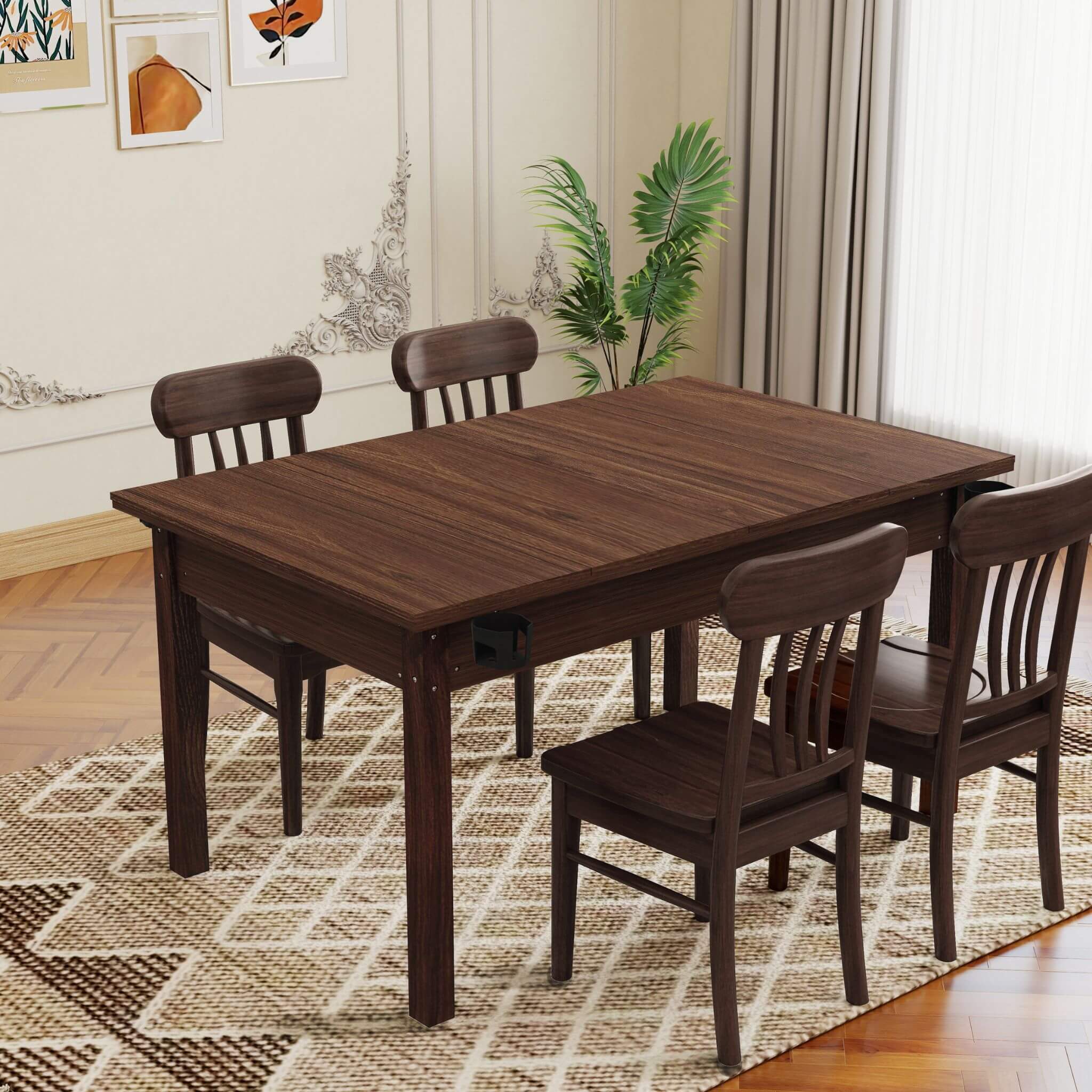 [63X40-Inch] Premium 2-In-1 Multifunctional Board Game Table For 4–6 Players (SAK84513) – SAKSBY WHOLESALE, view 4