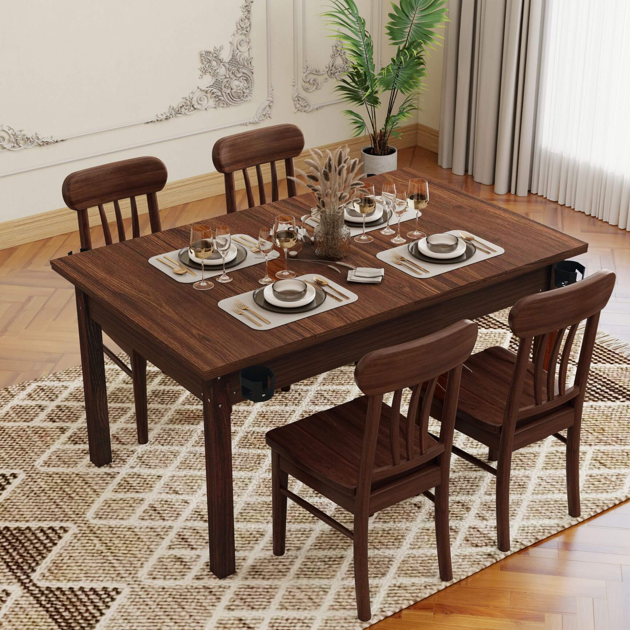 [63X40-Inch] Premium 2-In-1 Multifunctional Board Game Table For 4–6 Players (SAK84513) – SAKSBY WHOLESALE, view 7