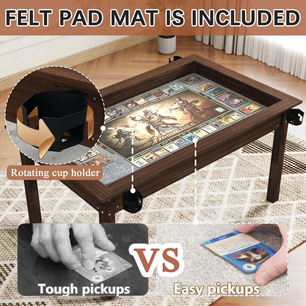[63X40-Inch] Premium 2-In-1 Multifunctional Board Game Table For 4–6 Players (SAK84513) – SAKSBY WHOLESALE, view 8