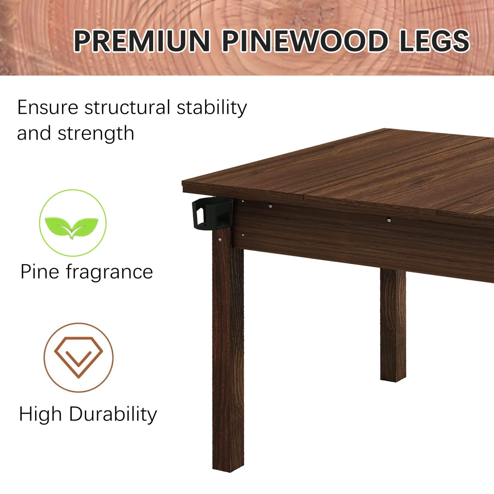 [63X40-Inch] Premium 2-In-1 Multifunctional Board Game Table For 4–6 Players (SAK84513) – SAKSBY WHOLESALE, view 11